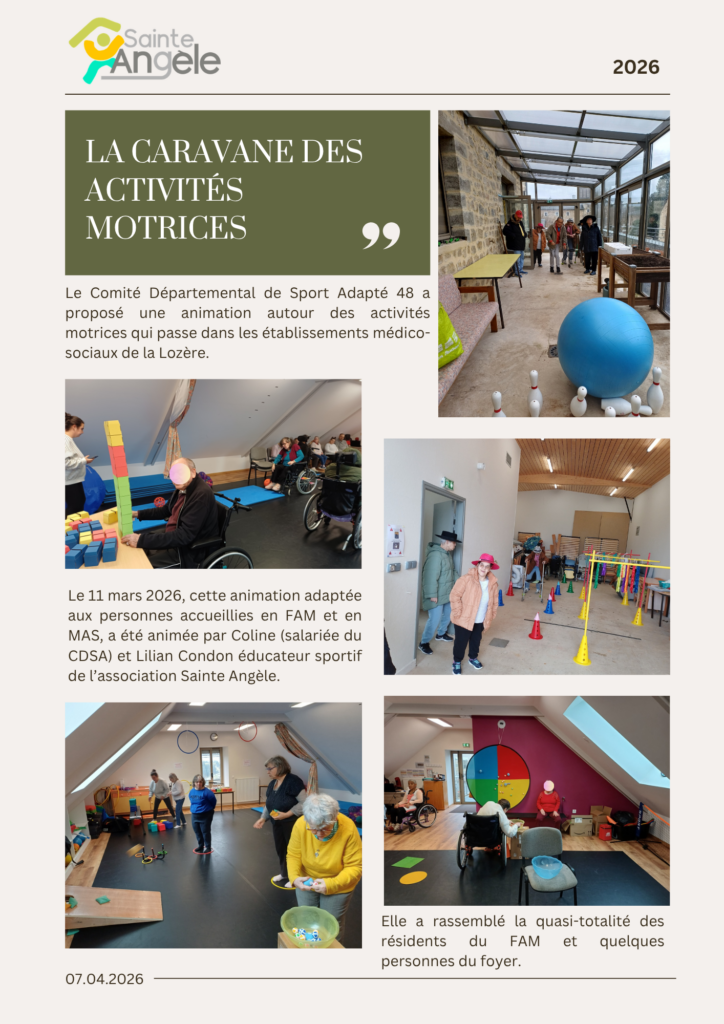 la caravane des activités motrices